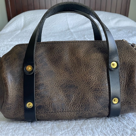 GFG Charcoal Bison Small Jane Crossbody Barrel Bag - Picture 5 of 6